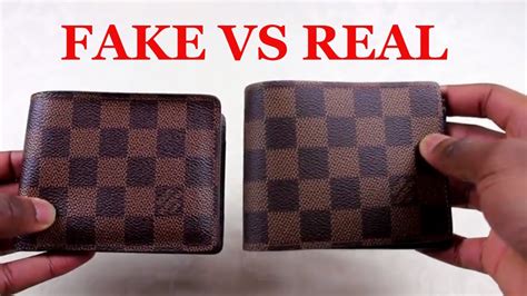 lv wallet fake vs real